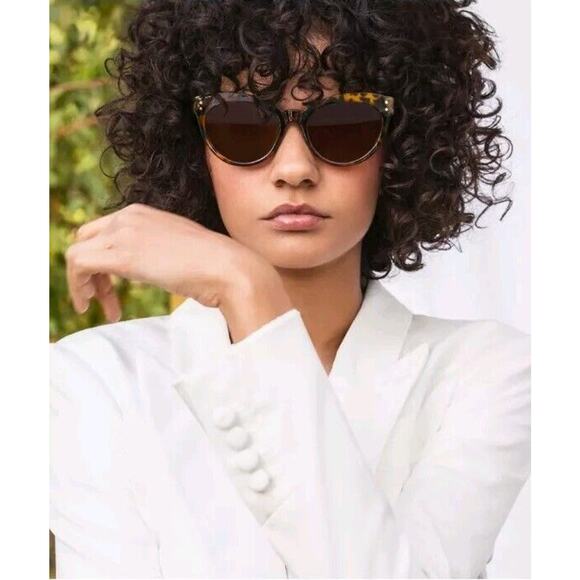 Saint Owen x Curateur WYLDE Tortoise Shell Cat Eye Sunglasses With Case NEW - Picture 6 of 6